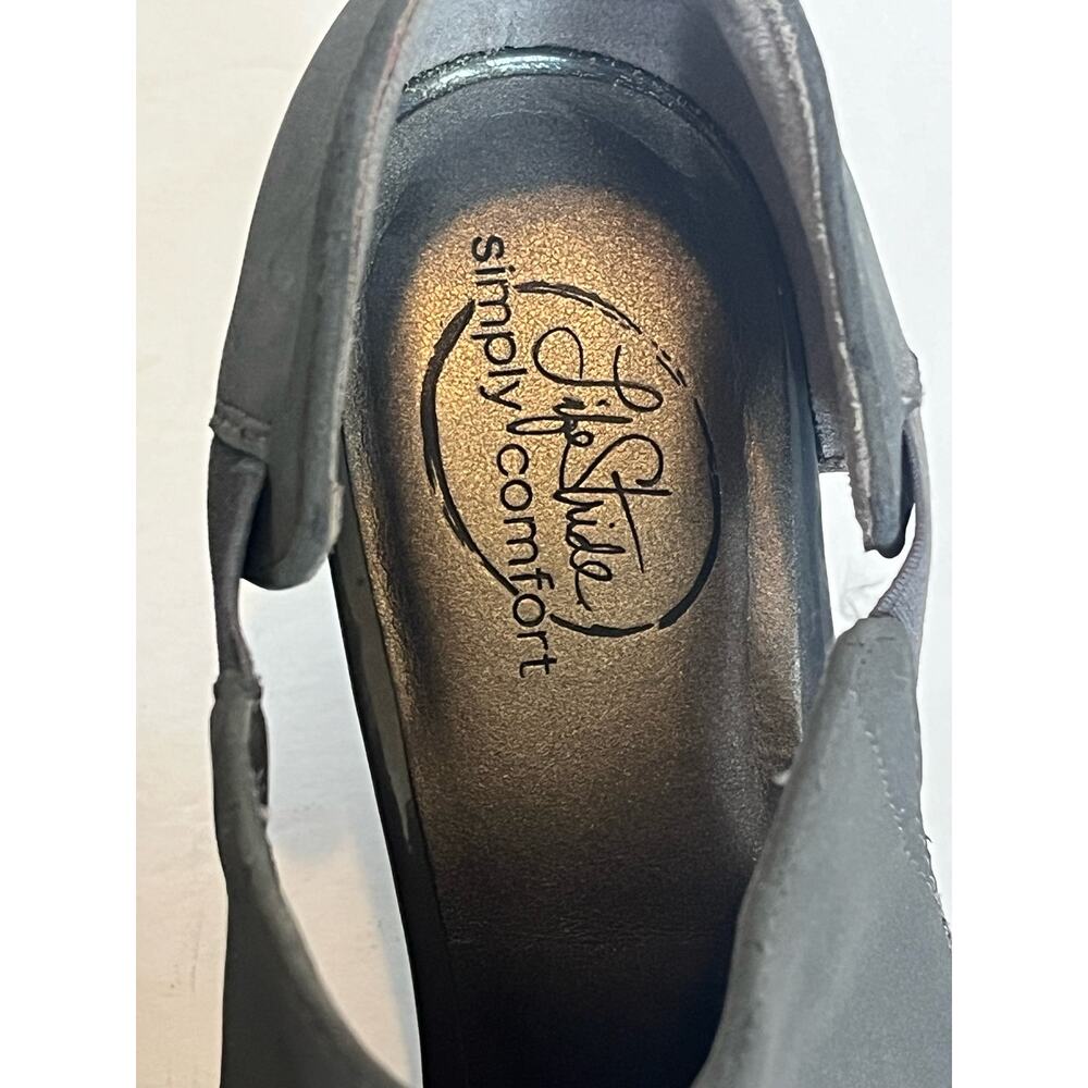 Life Stride Open Toe and Side Bootie Heel Size 8 M - Picture 5 of 7
